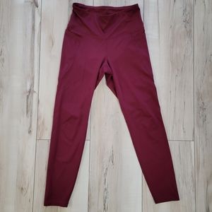 Old Navy Maroon Leggings - Size Medium